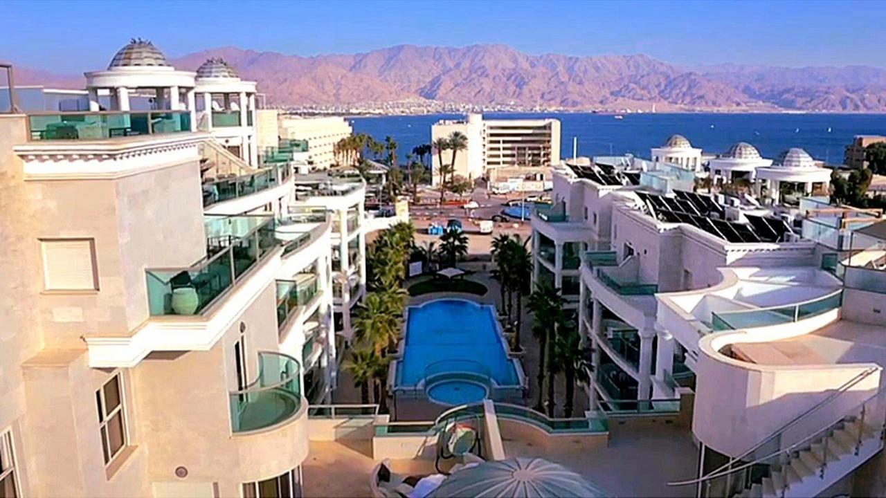 Apartamento Milana'S Deluxe With Big Patio And Pool Eilat Exterior foto