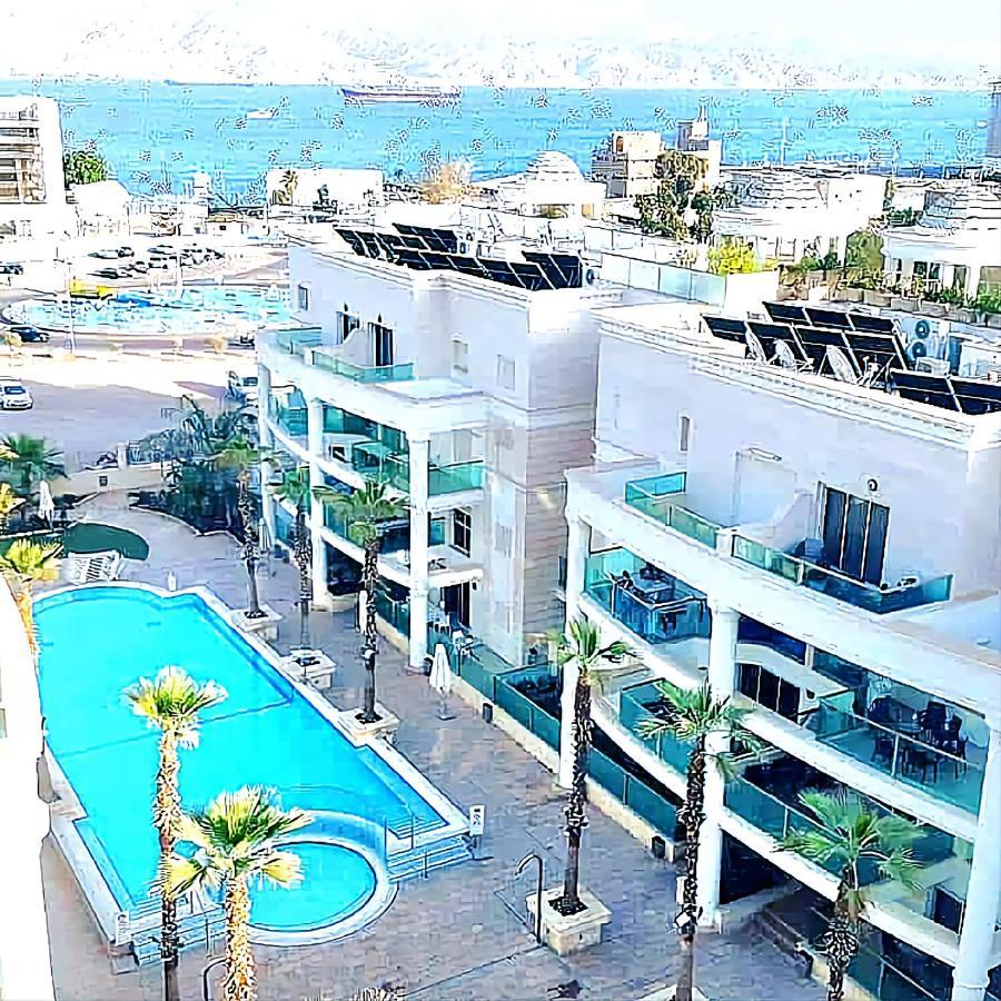 Apartamento Milana'S Deluxe With Big Patio And Pool Eilat Exterior foto
